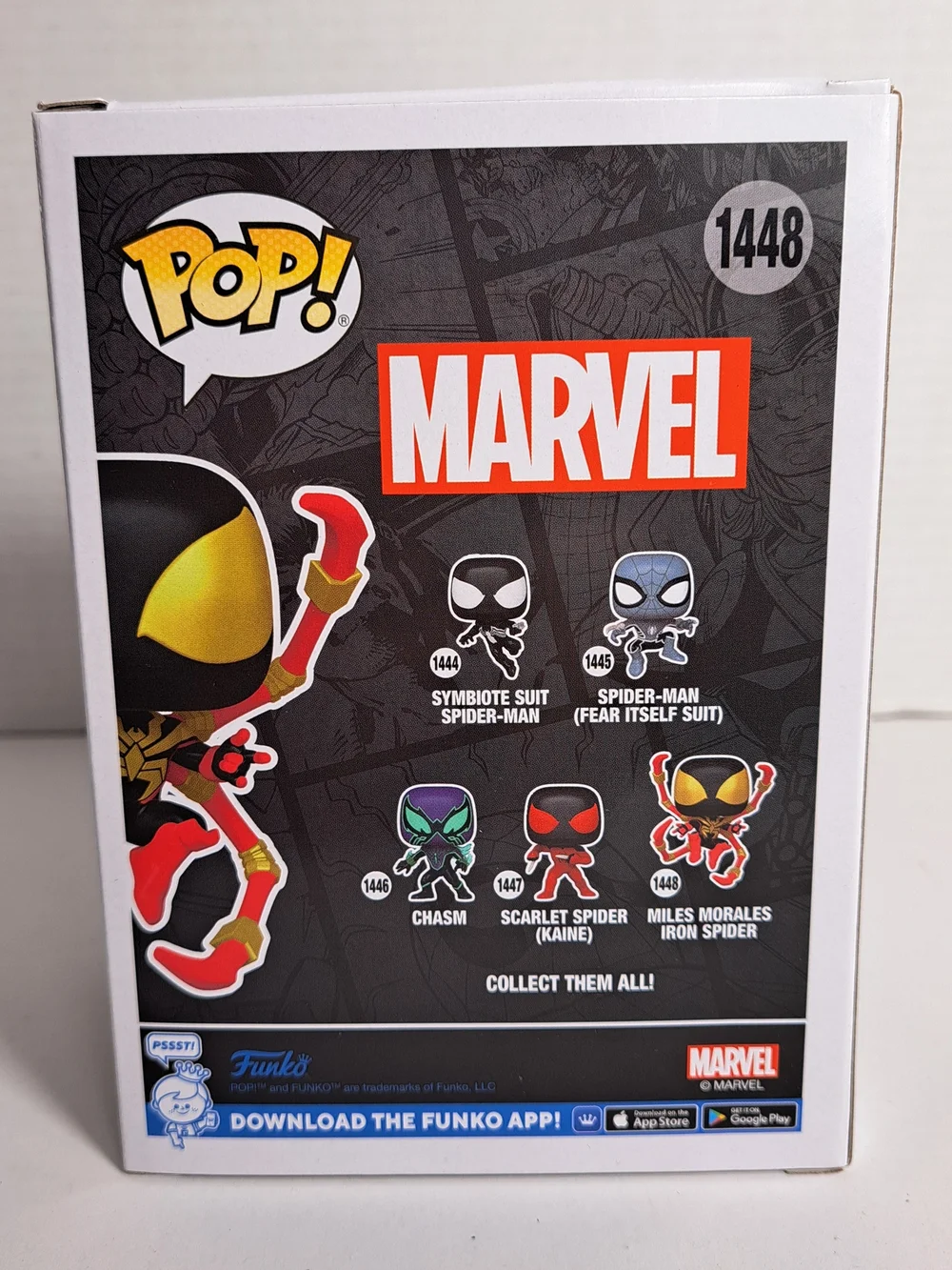 Funko Pop! Marvel #1448 Spider-Man Miles Morales Iron Spider Vinyl Figure NIB